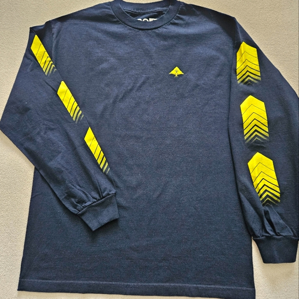 LRG Neon Green Long Sleeve Shirt Size M